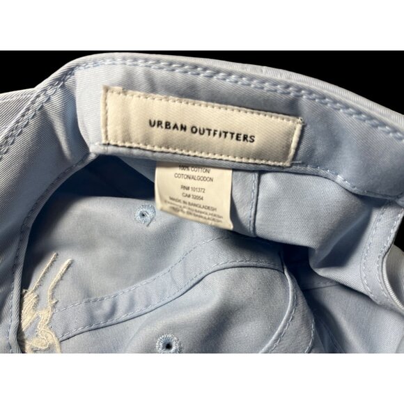 New Urban Outfitters Heart Hand Light Blue Ball Cap Hat Adult Cotton Adjustable - Picture 8 of 9